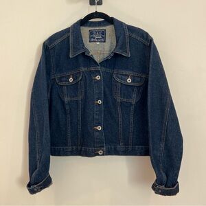 Joseph Dark Blue Cropped Denim Jacket
